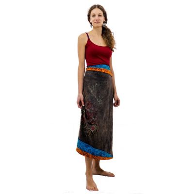 Długa haftowana spódnica w stylu etnicznym Bhamini Akar