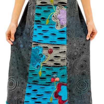 Długa haftowana spódnica w stylu etno Ipsa Awan