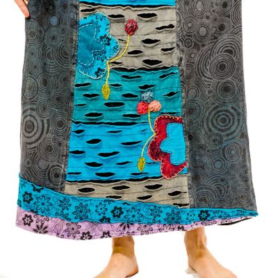 Długa haftowana spódnica w stylu etno Ipsa Awan