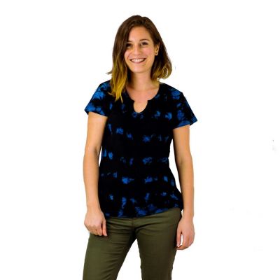T-shirt damski z krótkim rękawem Benita Blue | S, M, L, XL