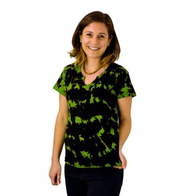 T-shirt damski z krótkim rękawem Benita Green Nepal