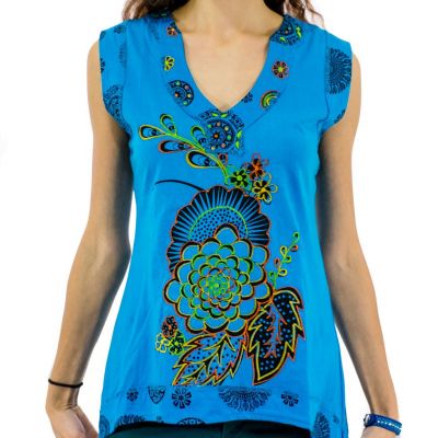 Damska hippie koszulka bez rękawów Tamanna Nepal
