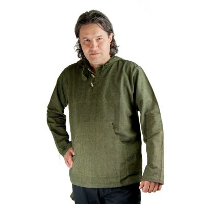 Kurta Ganet Khaki - męska koszulka z długim rękawem | M, L, XL, XXL