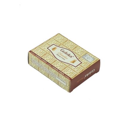 Stożki zapachowe Goloka Chandan | Pudełko z 10 stożkami zapachowymi, Opakowanie 12 pudełek w cenie 10