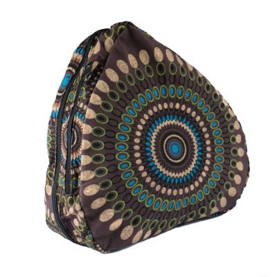 Brązowy bawełniany plecak z mandalami Mandala Brown Nepal