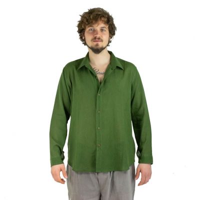 Męska koszula z długim rękawem Tombol Green | XL, XXL, XXXL