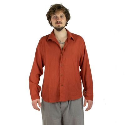 Męska koszula z długim rękawem Tombol Orange | M, L, XL, XXL, XXXL