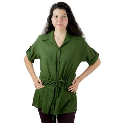 Koszula damska zielona Sumalee Green | NA NIEJ