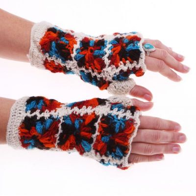 Wełniane rękawiczki bez palców Jendela Tansen Nepal