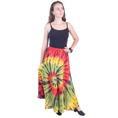 Długa spódnica w stylu batikowym Sejun Cheerful | UNISIZE