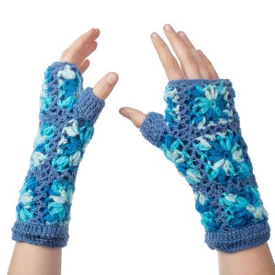 Wełniane rękawiczki bez palców Jendela Banepa | komplet pałąka i opasek na ramię, opaski na ramię