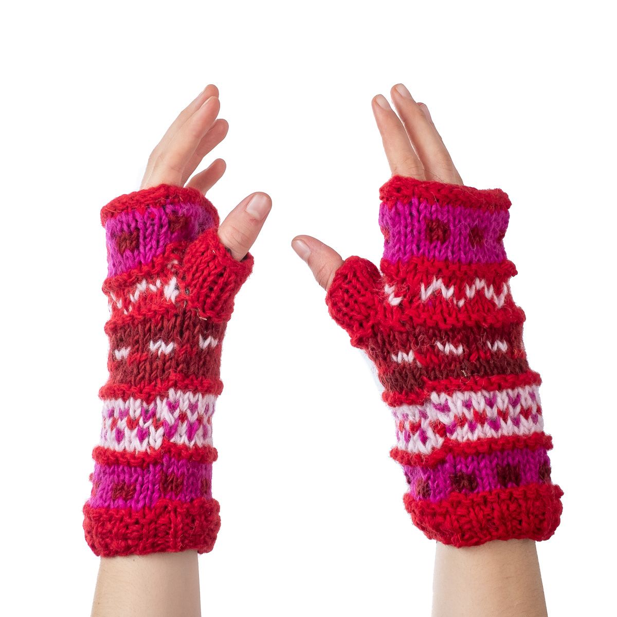 Wełniane rękawiczki bez palców Sandip Hot Stove Nepal
