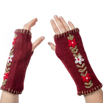 Wełniane rękawiczki bez palców Umanga Merun