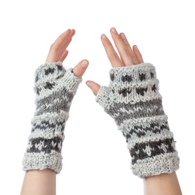 Wełniane rękawiczki bez palców Sandip Snowstorm
