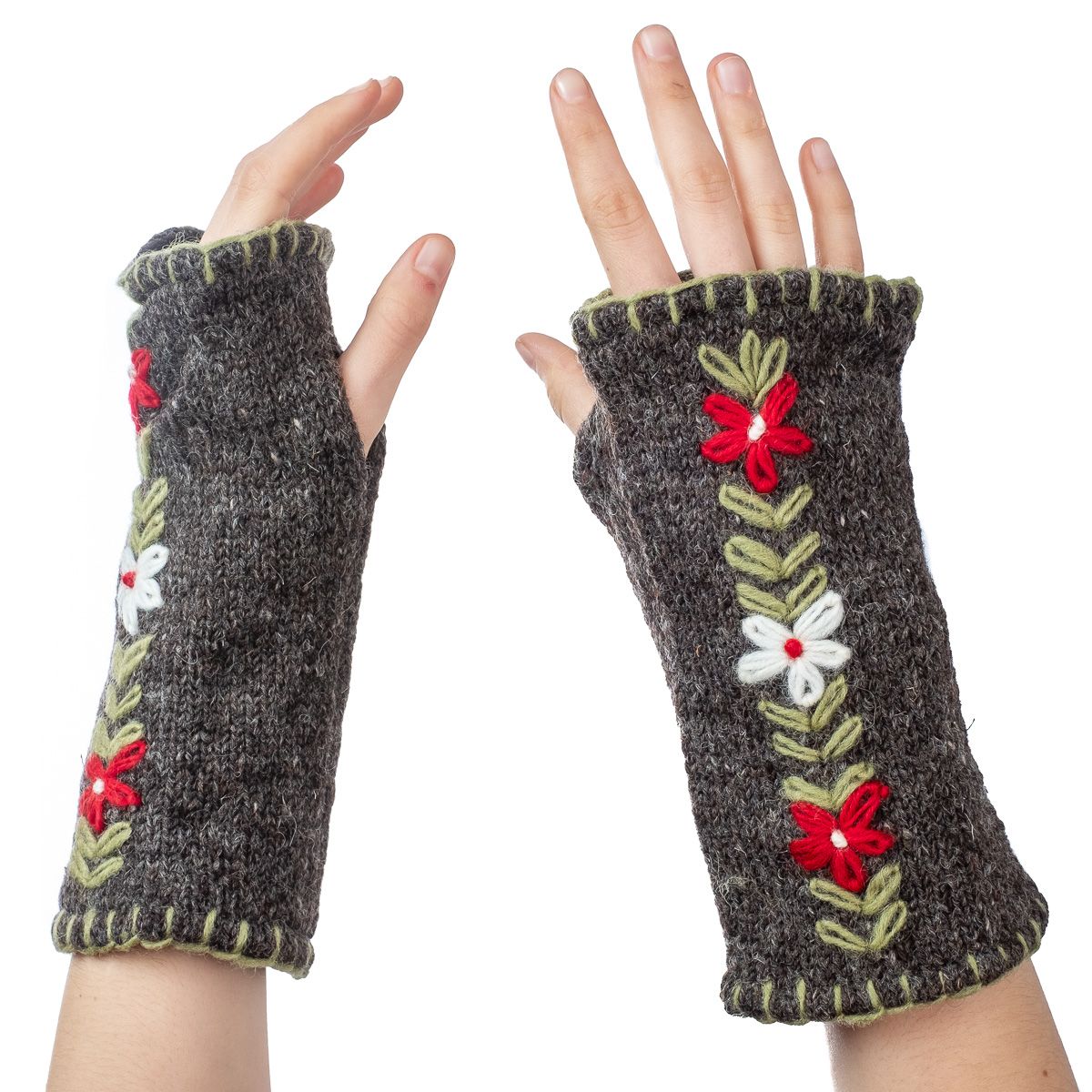 Wełniane rękawiczki bez palców Umanga Zulmat Nepal