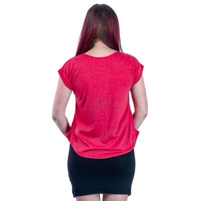 Damska koszulka z krótkim rękawem Darika Cacti w kolorze czerwonym Thailand