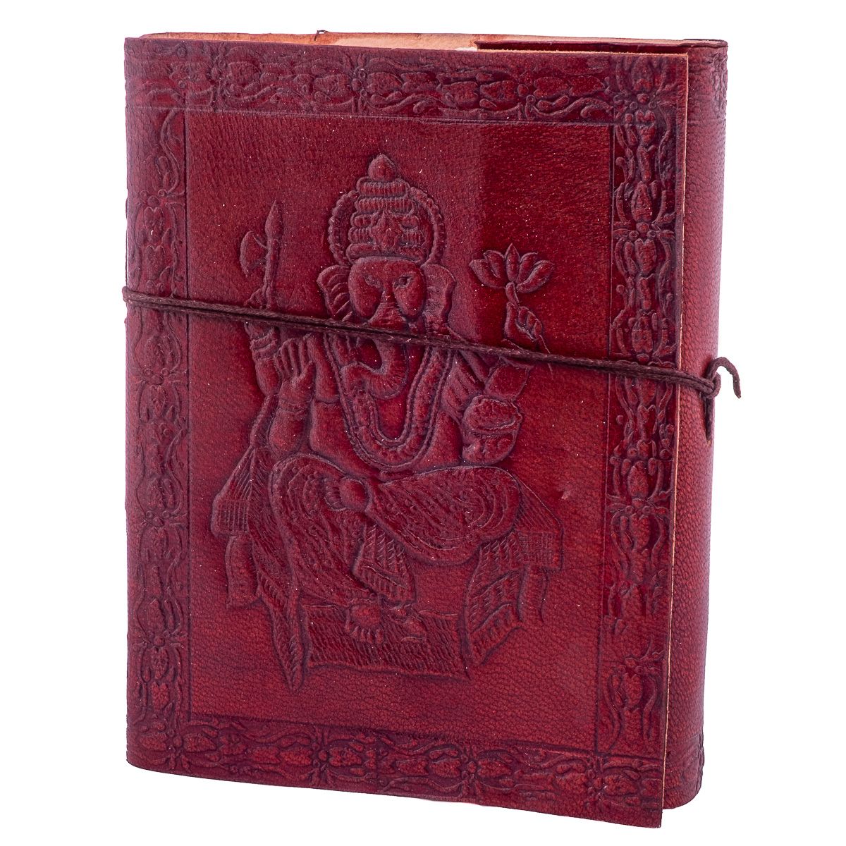 Skórzany notatnik Ganesha India
