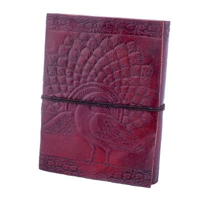 Skórzany notatnik Peacock | mini, mały, średni, maxi