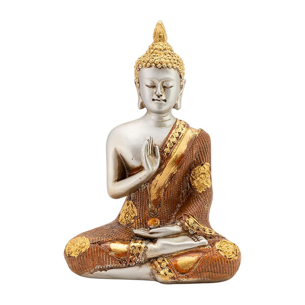 Ozdobna statuetka Buddy z żywicy, nauczyciela świata India