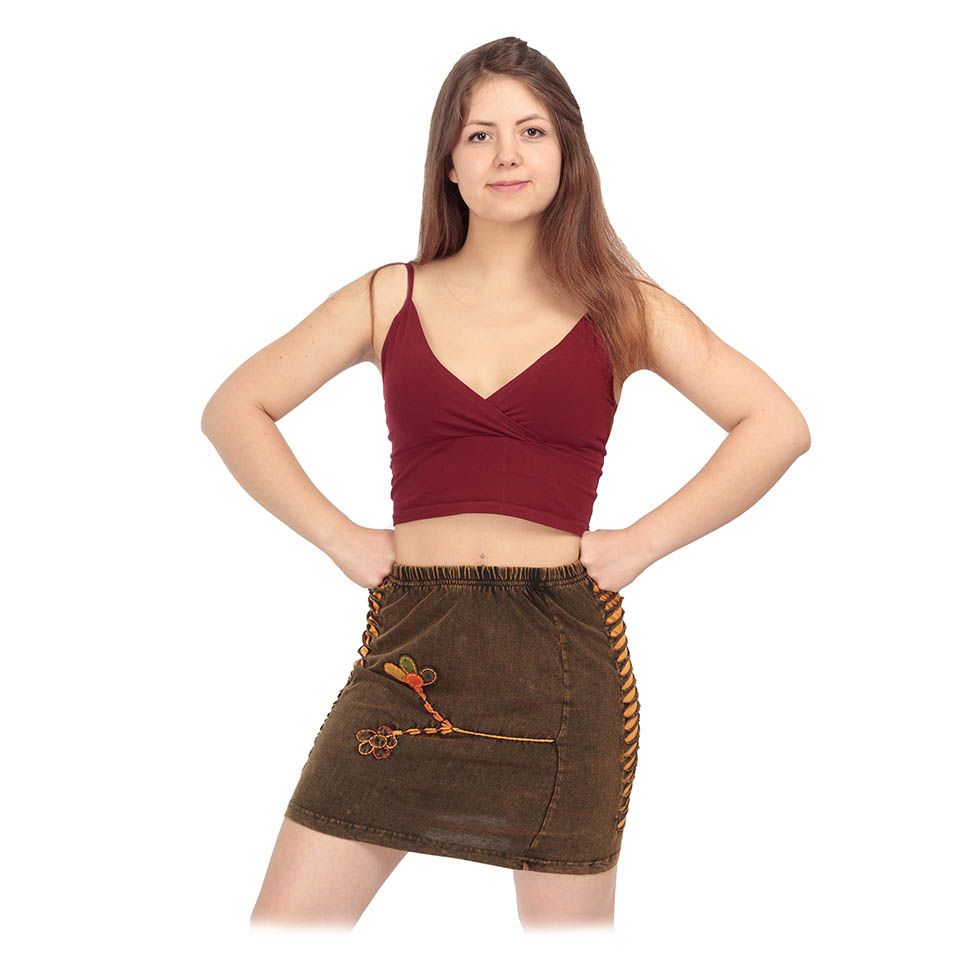 Spódnica mini w stylu etnicznym Jagatee Terbit Nepal
