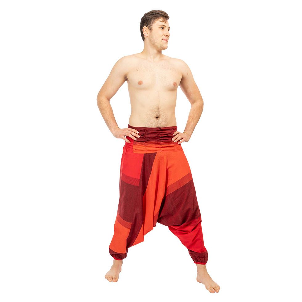 Spodnie haremowe Telur Red Nepal