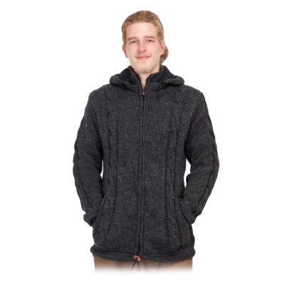 Czarny wełniany sweter Uplift Black | S , L, XXL, 3XL