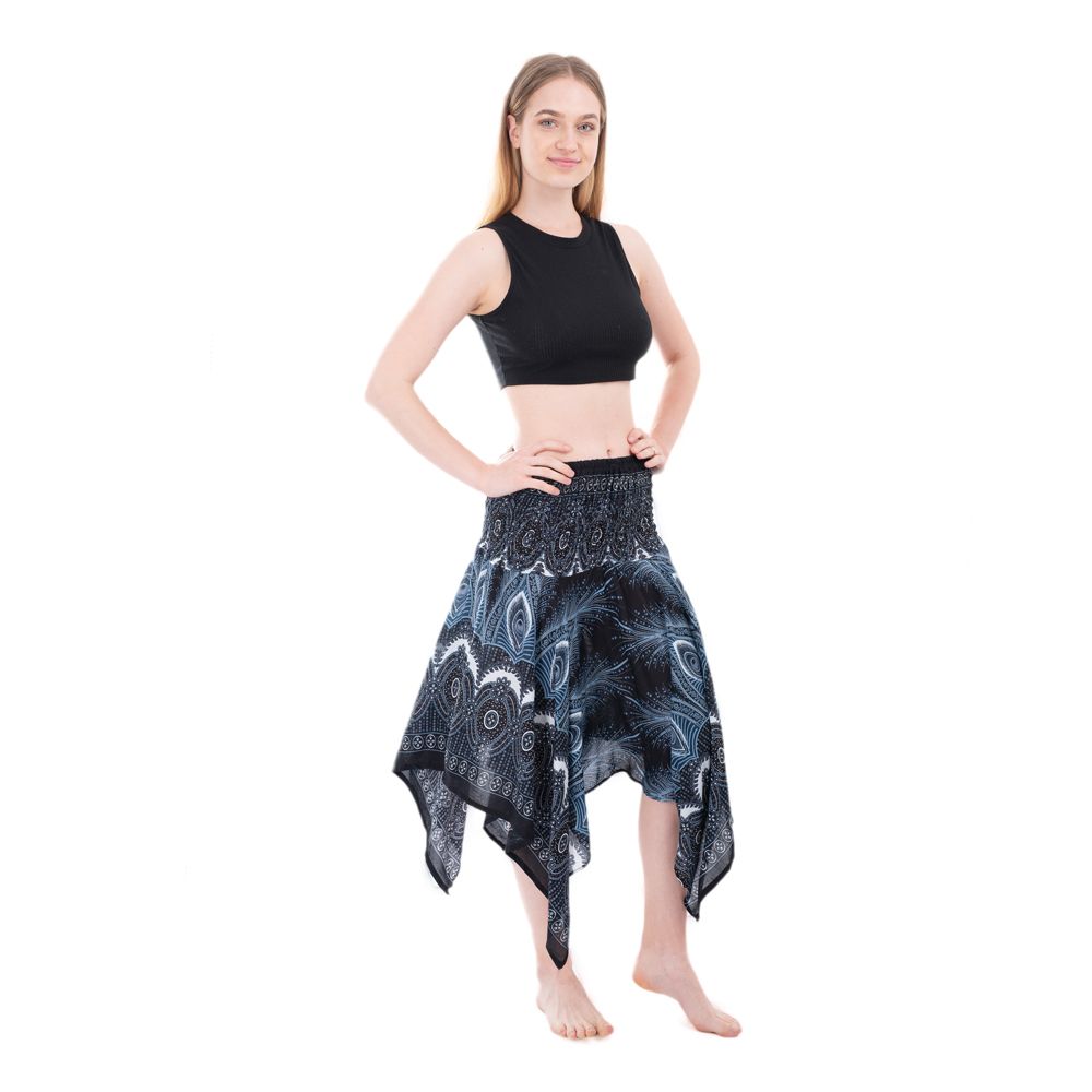 Spódnica / sukienka asymetryczna z elastyczną talią Malai SatvikSpódnica asymetryczna Thailand