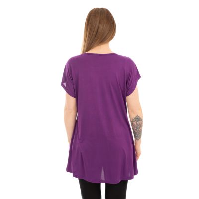 Luźna bluzka / top Farida Purple Nepal