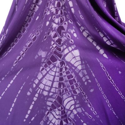 Długa batikowa sukienka fioletowa Tripta Purple Thailand