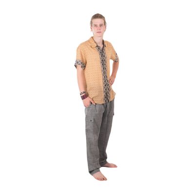 Indyjska koszula męska w stylu etno Kabir Kuning India