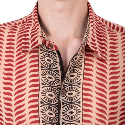 Indyjska koszula męska w stylu etno Kabir Merun India