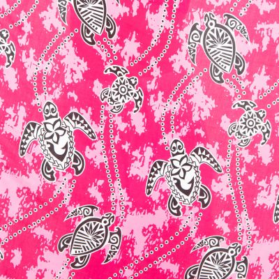 Sarong / pareo / chusta plażowa Turtles Pink Thailand
