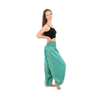 Ciepłe akrylowe spodnie tureckie Damini Aqua India