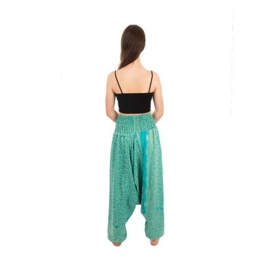 Ciepłe akrylowe spodnie tureckie Damini Aqua India