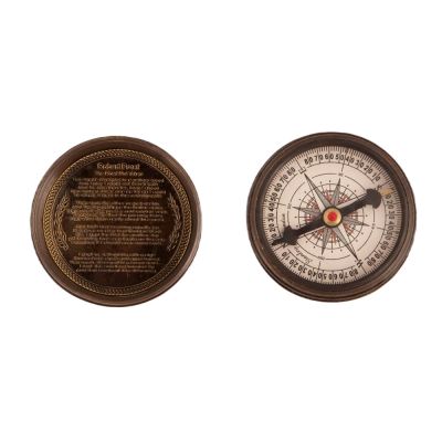 Retro mosiężny kompas Marine Pocket Compass 1920 India