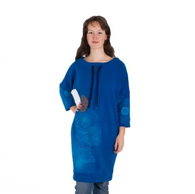 Bluza sukienkowa z mandalami Alisha Blue | S/M, L/XL, XXL/XXXL