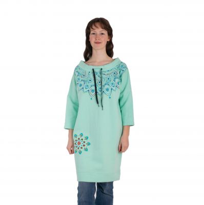 Bluza sukienkowa z mandalami Alisha Mint Green | S/M, L/XL, XXL/XXXL