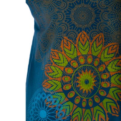 Bluza sukienkowa z mandalami Alisha Petrol Blue Nepal