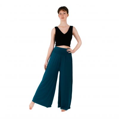 Szerokie spodnie / Kuloty Angelica Petrol Blue | UNI