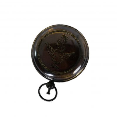 Retro mosiężny kompas Stanley London 1885