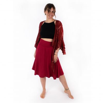 Spódnica czerwona Irsia Burgundy | UNI