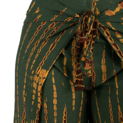 Spodnie zawijane batikowe Bayani Khaki Thailand
