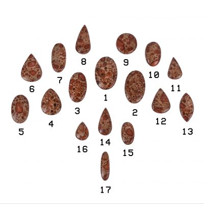 Cięty kamień półszlachetny – Jaspis Leopardzi | 1, 2, 3, 4, 5, 6, 7, 8, 9, 10, 11, 12, 13, 14, 15, 16, 17