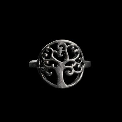 Pierścień na stopę z niemieckiego srebra Little Tree 2