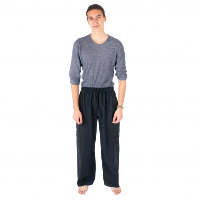 Męskie bawełniane spodnie czarne Taral Black | S/M, L/XL, XXL