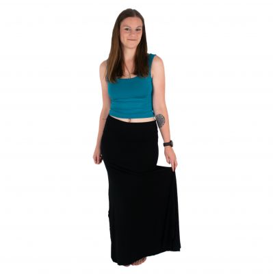 Długa spódnica w jednolitym kolorze Dalisay Black | UNI (S/M)