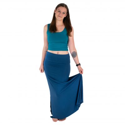 Długa spódnica w jednolitym kolorze Dalisay Cobalt Blue | UNI (S/M)