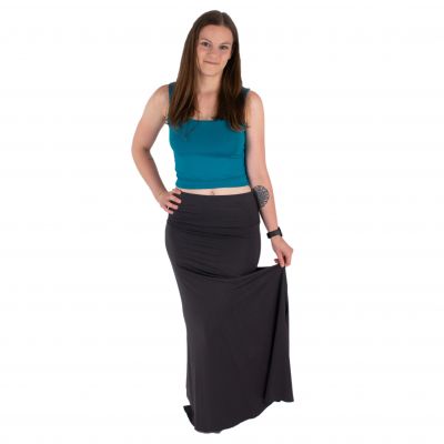 Długa spódnica w jednolitym kolorze Dalisay Grey | UNI (S/M)