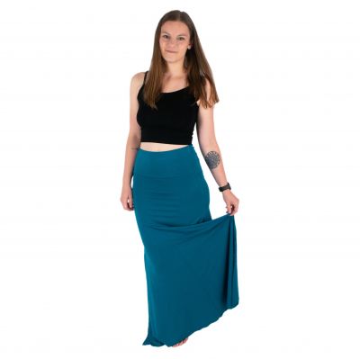 Długa spódnica w jednolitym kolorze Dalisay Petrol Blue | UNI (S/M)