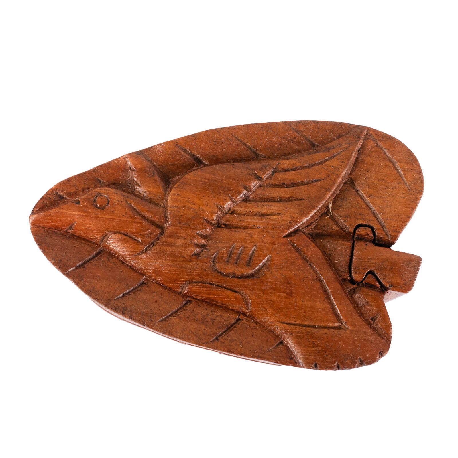 Drewniane pudełko na biżuterię Ptak Indonesia